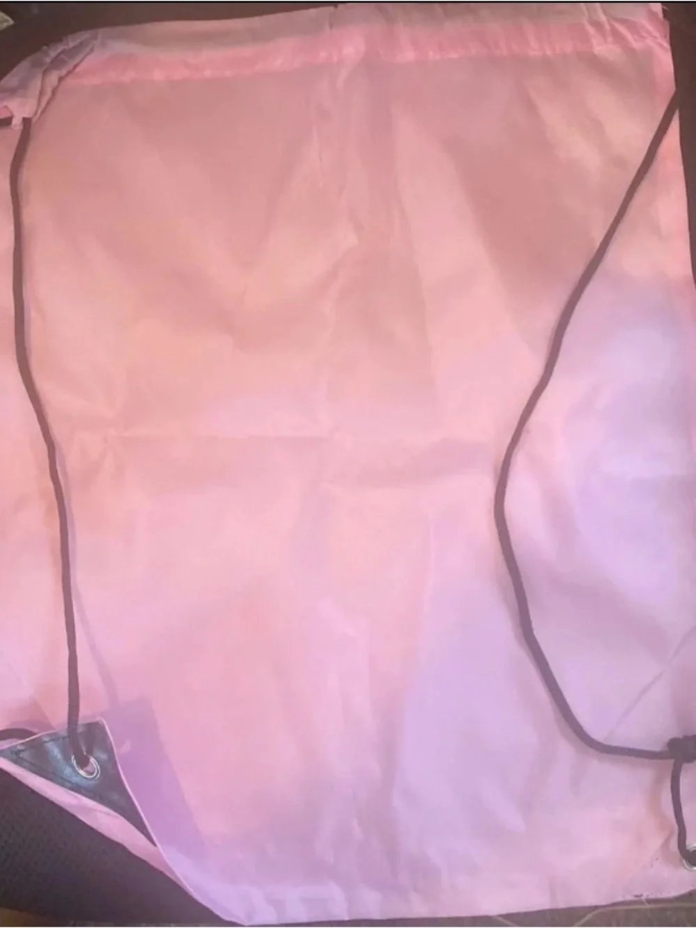 Bright Blue Pink Yellow Drawstring Backpack